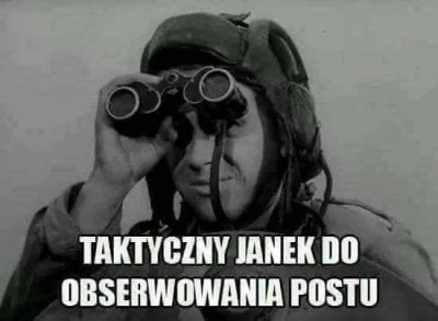 taktyczny janek do obserwowania postu