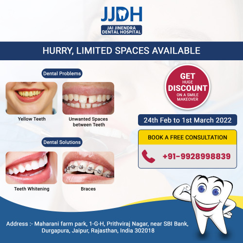 Are you facing any dental problem? Book an appointment with jai Jinendra dental Hospital for dental care solutions.